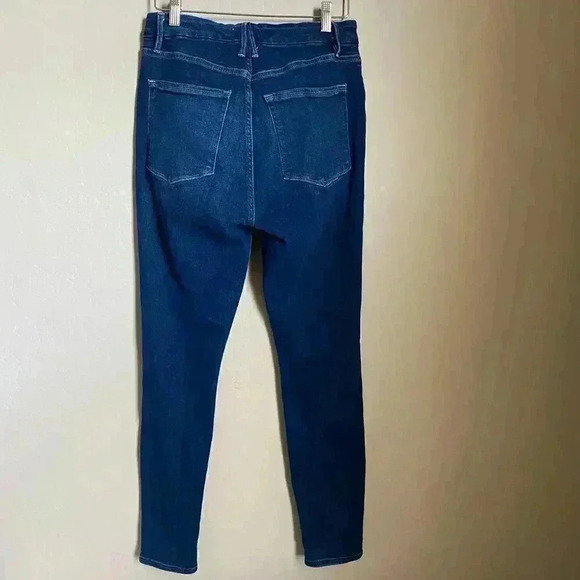 Good American Good Legs Crossover High Waist Ankle Skinny Jeans - Picture 15 of 15